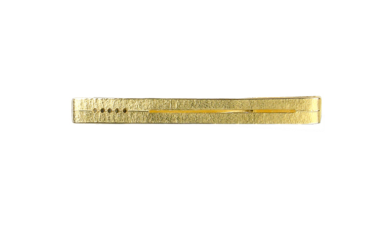 08018-Krawattenklammer, 750 Gold