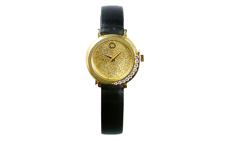 06357-watch, gold 750 with brillants