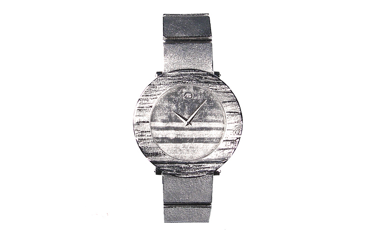 46567-watch, white gold 750