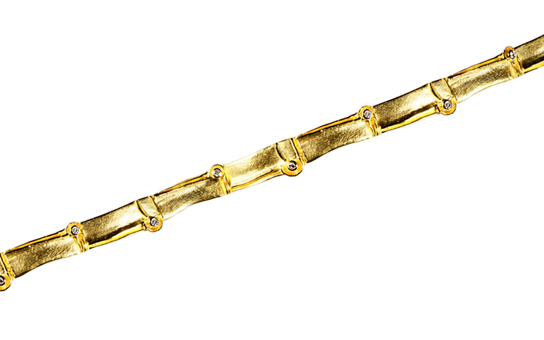 04155-Armschmuck, Gold 750 mit Brillanten