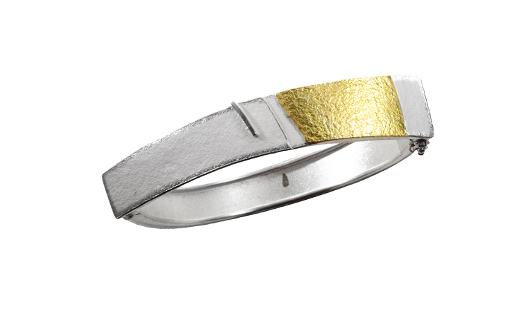 14241-Armschmuck, Silber 925 mit Gold 750