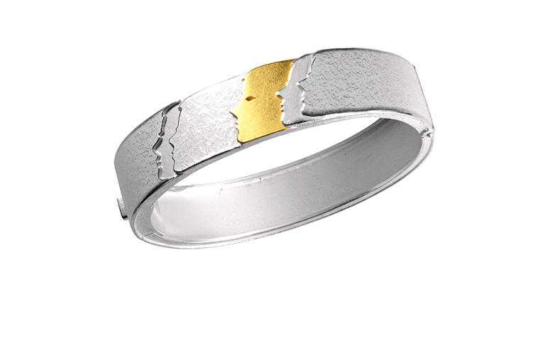 14250-Armschmuck, Silber 925 mit Gold 750