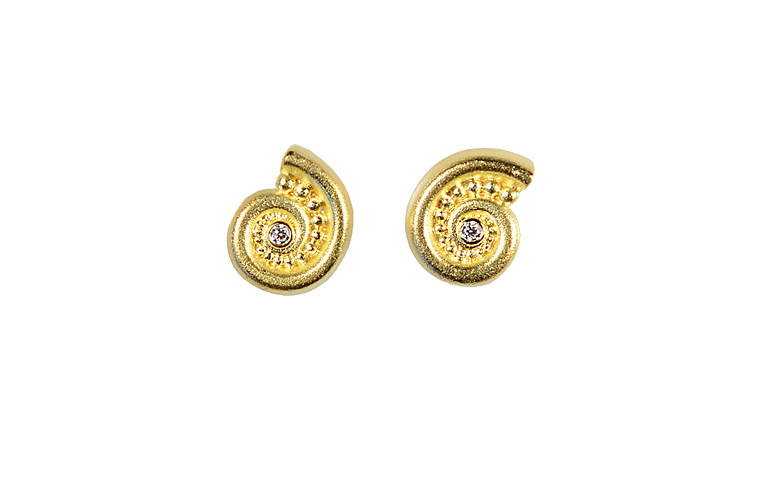 07399-Ohrschmuck, Gold 750 mit Brillanten