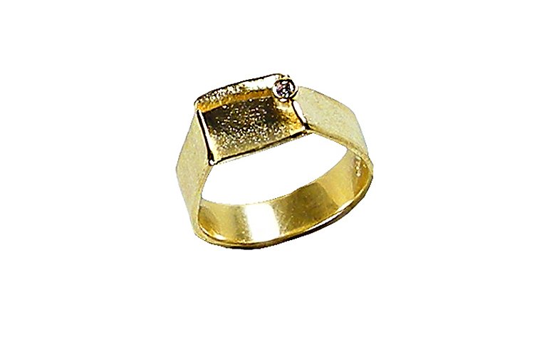 02123-Ring, Gold 750, Brillant