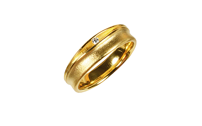 02785-Ring, Gold 750 mit Brillant