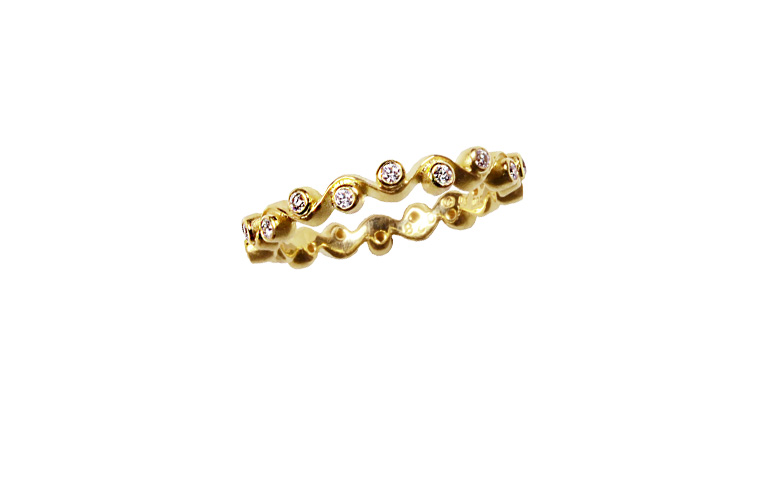 05191-Ring, Gold 750 mit Brillanten