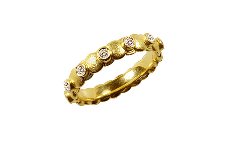 05192-Ring, Gold 750 mit Brillanten