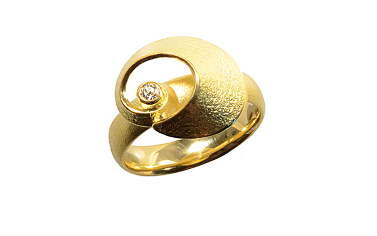 05205-Ring, Gold 750 mit Brillant