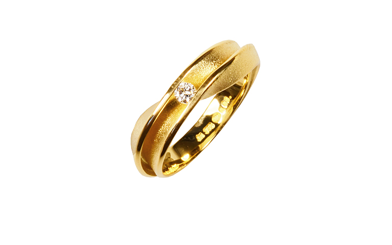 05260-Ring, Gold 750 mit Brillant