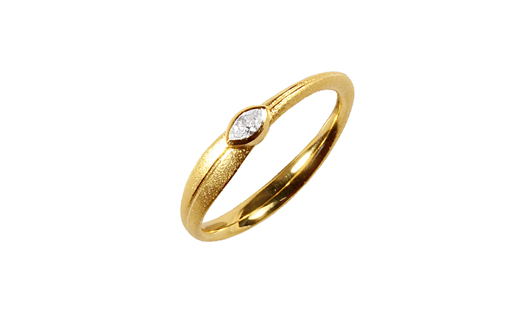 05277-Ring, Gold 750 mit Brillant