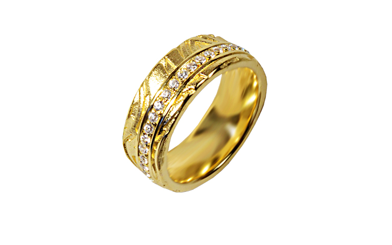 05326-Ring, Gold 750 mit Brillanten