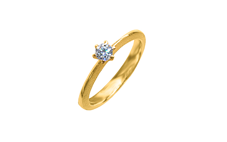 05387-Ring, Gold 750 mit Brillant