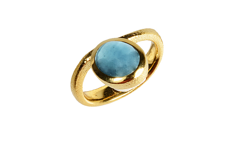 05395-Ring, Gold 750 mit Opal