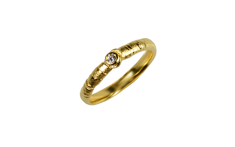 05396-Ring, Gold 750 mit Brillant