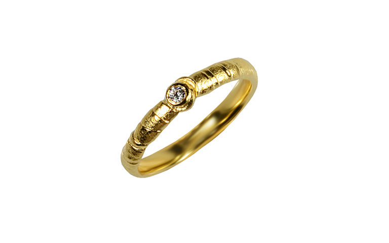 05396-Ring, Gold 750 mit Brillant