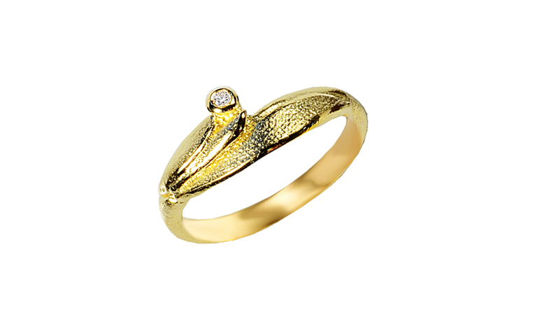 05476-Ring, Gold 750 mit Brillant