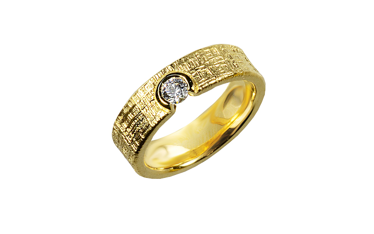05479-Ring, Gold 750 mit Brillant