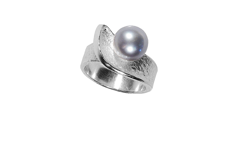 32023-Ring, Silber 925 mit Perle