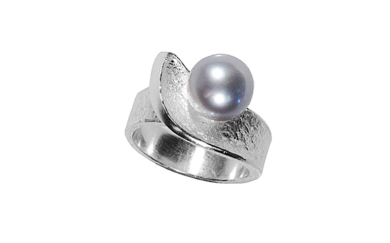 32023-Ring, Silber 925 mit Perle