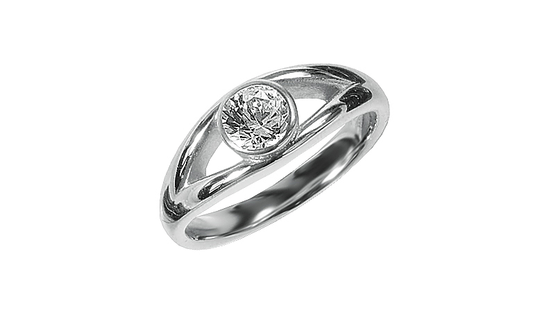 43175-Ring, Gold 750 mit Brillant