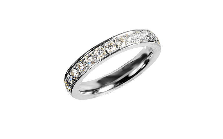 45453-Ring, Gold 750 mit Brillanten