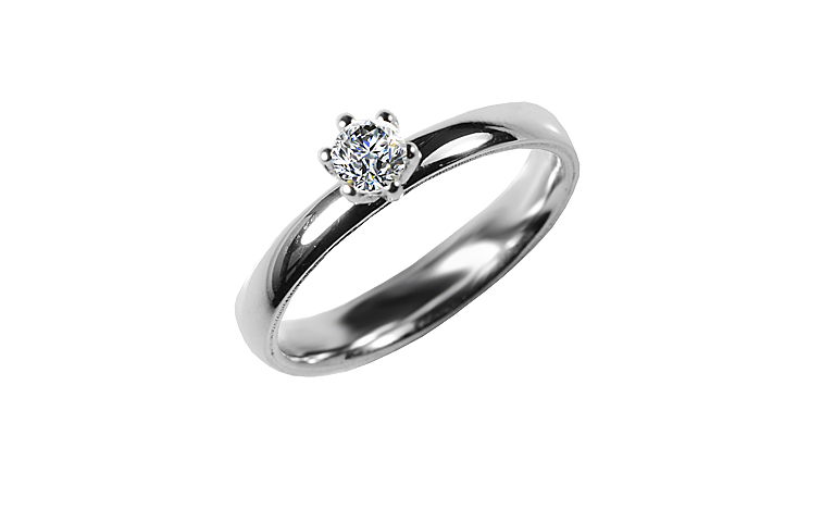 45455-Ring, Gold 750 mit Brillant
