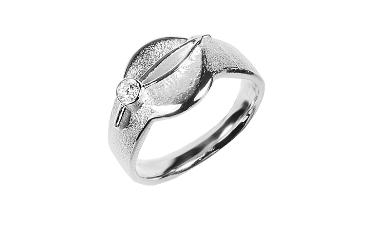 45459-Ring, Gold 750 mit Brillant