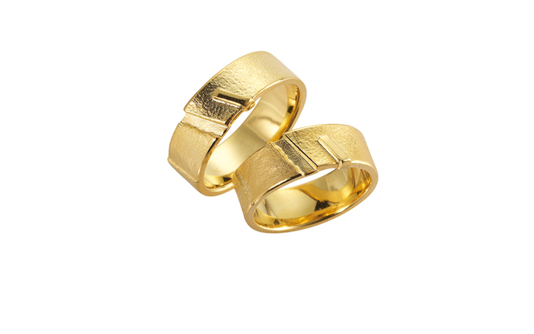 05097+05098-Trauringe, Gold 750