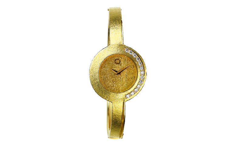 06286-Uhr, Gold 750 mit Brillanten