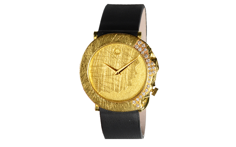 06288-Uhr, Gold 750 mit Brillanten