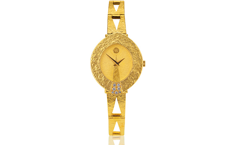 06327-Uhr 6327 Gelbgold 750 mit Brillanten