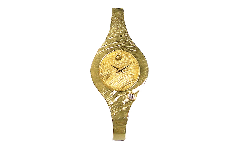 06332-Uhr, Gold 750 mit Brillant