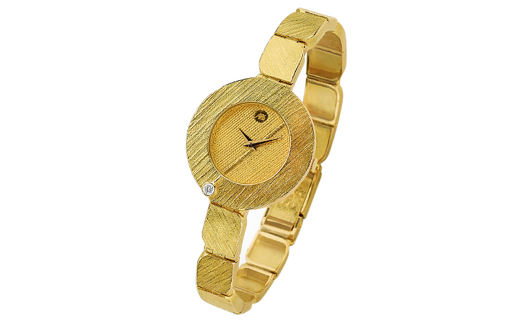 06334-Uhr, Gold 750 mit Brillant