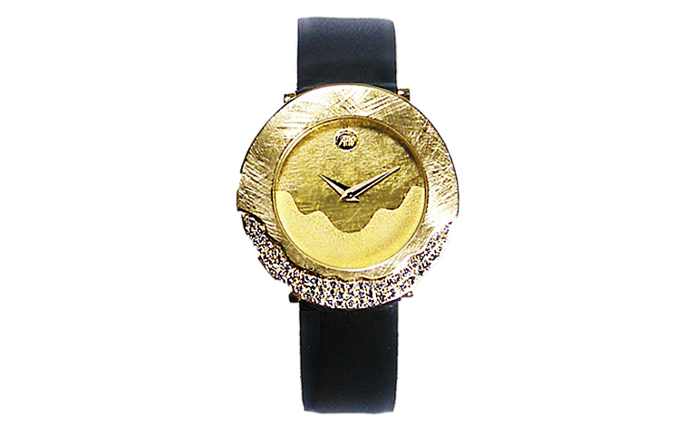 06375-Uhr, Gold 750 mit Brillanten