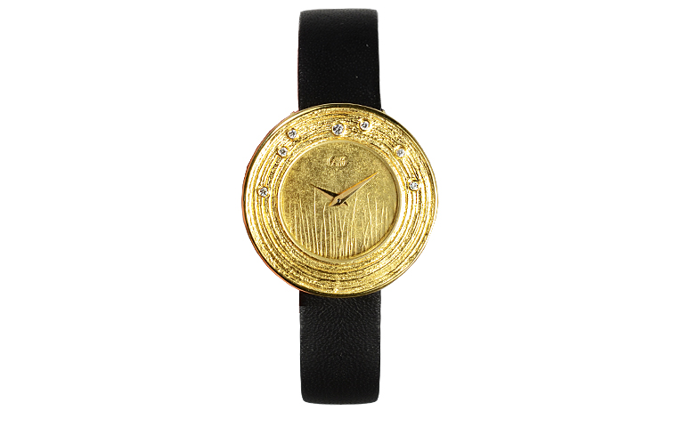 06390-Uhr, Gold 750 mit Brillanten