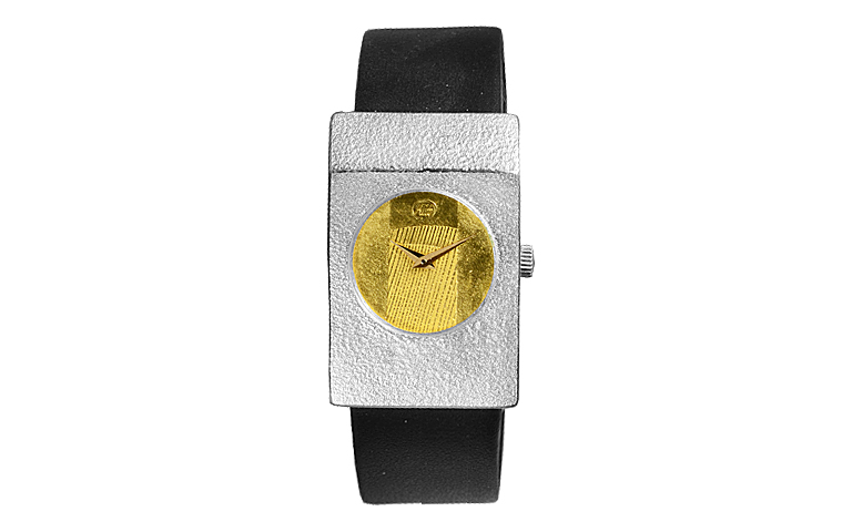 16116-Uhr, Silber 925 mit Gold 750