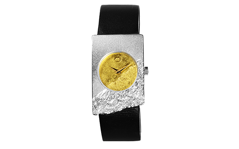 16171-Uhr, Silber 925 mit Gold 750