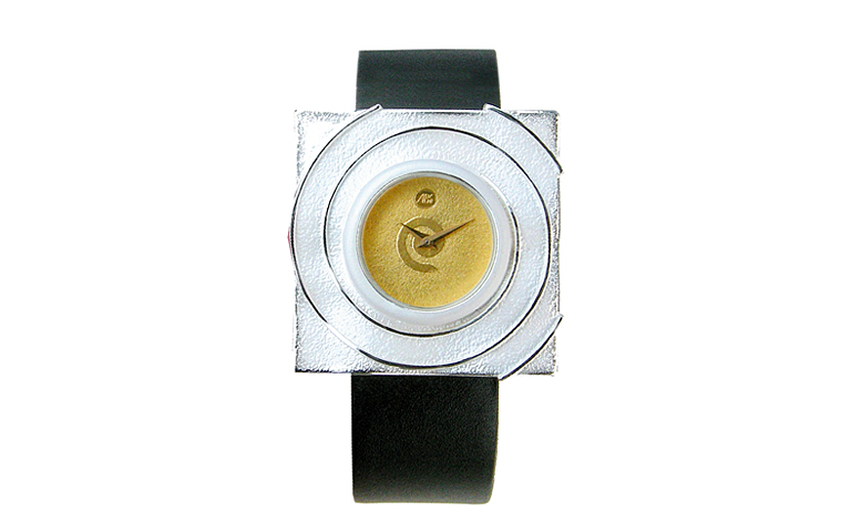 16201-Uhr, Silber 925 mit Gold 750