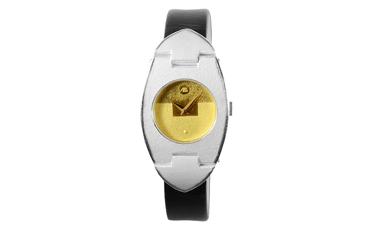 16203-Uhr, Silber 925 mit Gold 750