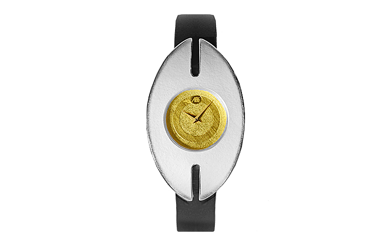 16204-Uhr, Silber 925 mit Gold 750