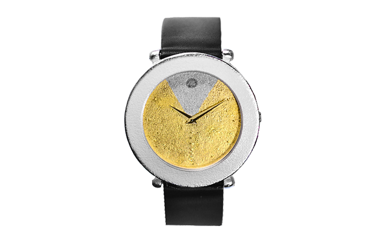 16211-Uhr, Silber 925 mit Gold 750