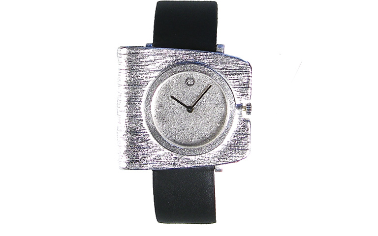 36015-Uhr, 925 Silber mit Palladium Ziffernblatt