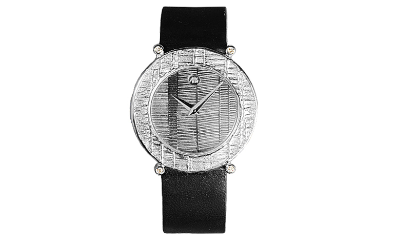 46382-Uhr, 750 Weissgold mit Brillanten