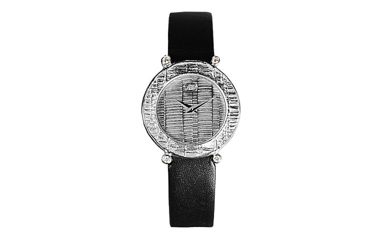 46383-Uhr, 750 Weissgold mit Brillanten