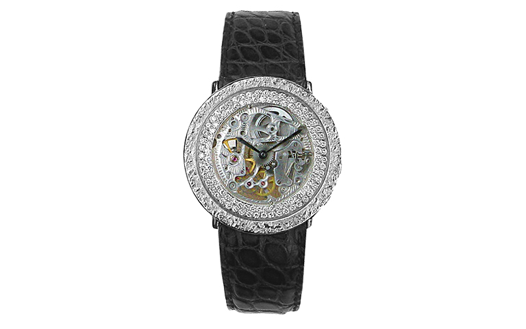 46541-Uhr, Weissgold 750