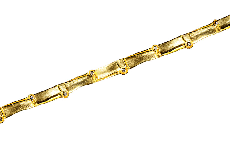 04155-bracelet, gold 750 with brillants
