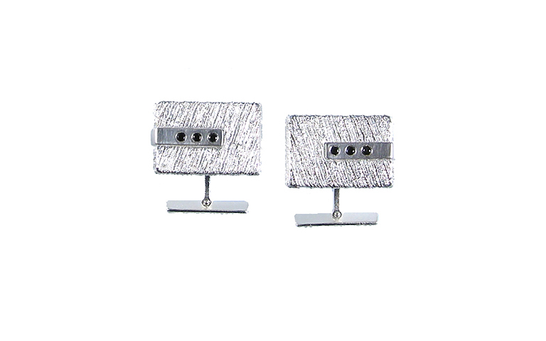 33005-cufflinks gold 750, silver 925