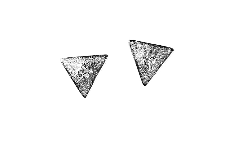 47200-earrings, gold 750 with brillants