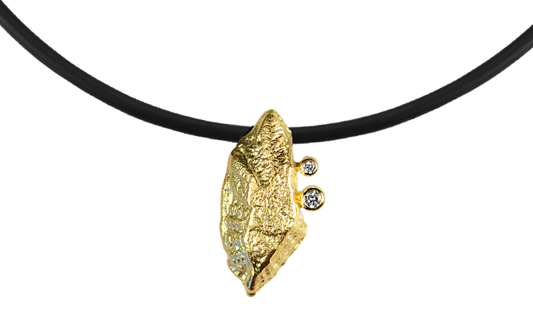 01127-necklace, gold 750 with brillants