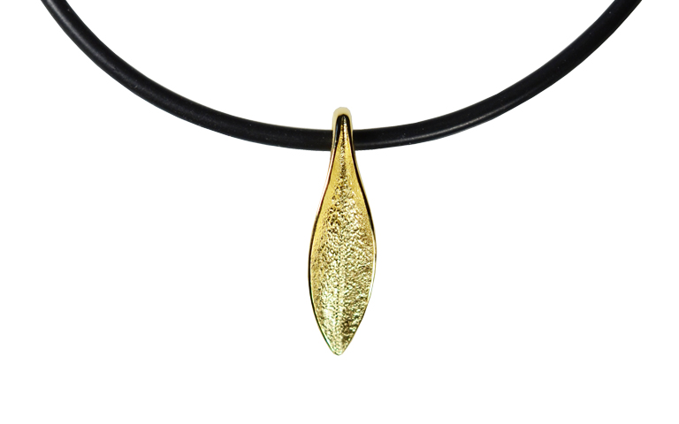01133-necklace, silver 925 with gold 750